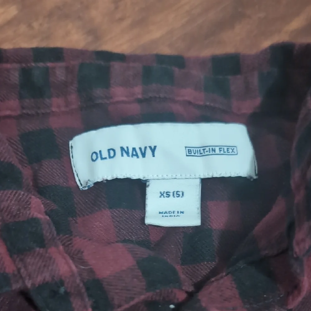Old Navy‎ Red and Black Checkered Shirt